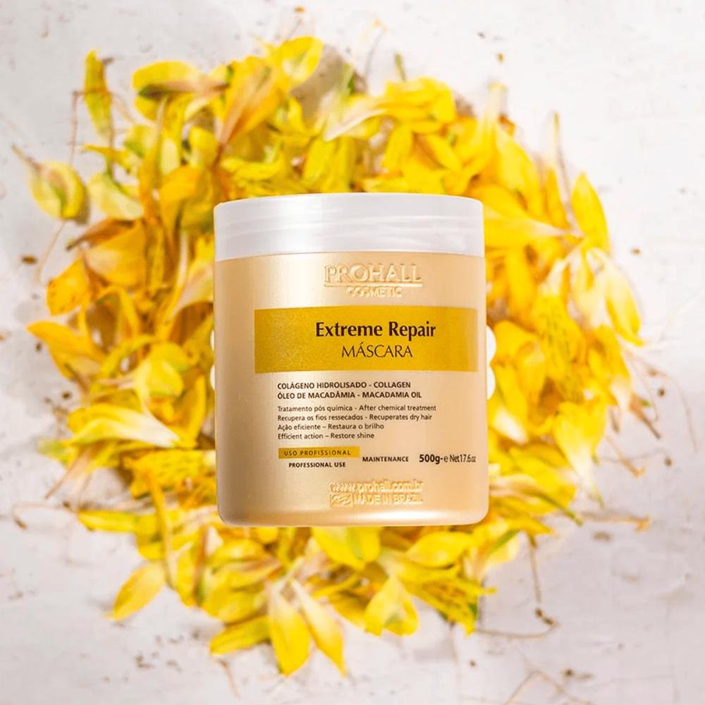 Máscara Profissional Ultra Extreme Repair 500g - Prohall 500g 4