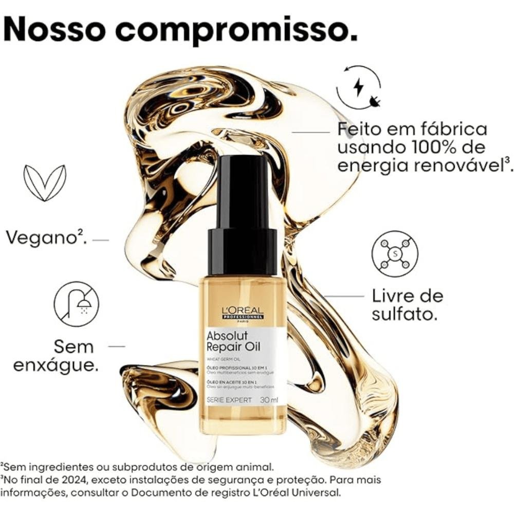 Oil Reparador Absolut Repair 30ml - L'Oreal Professionnel 30ml 3