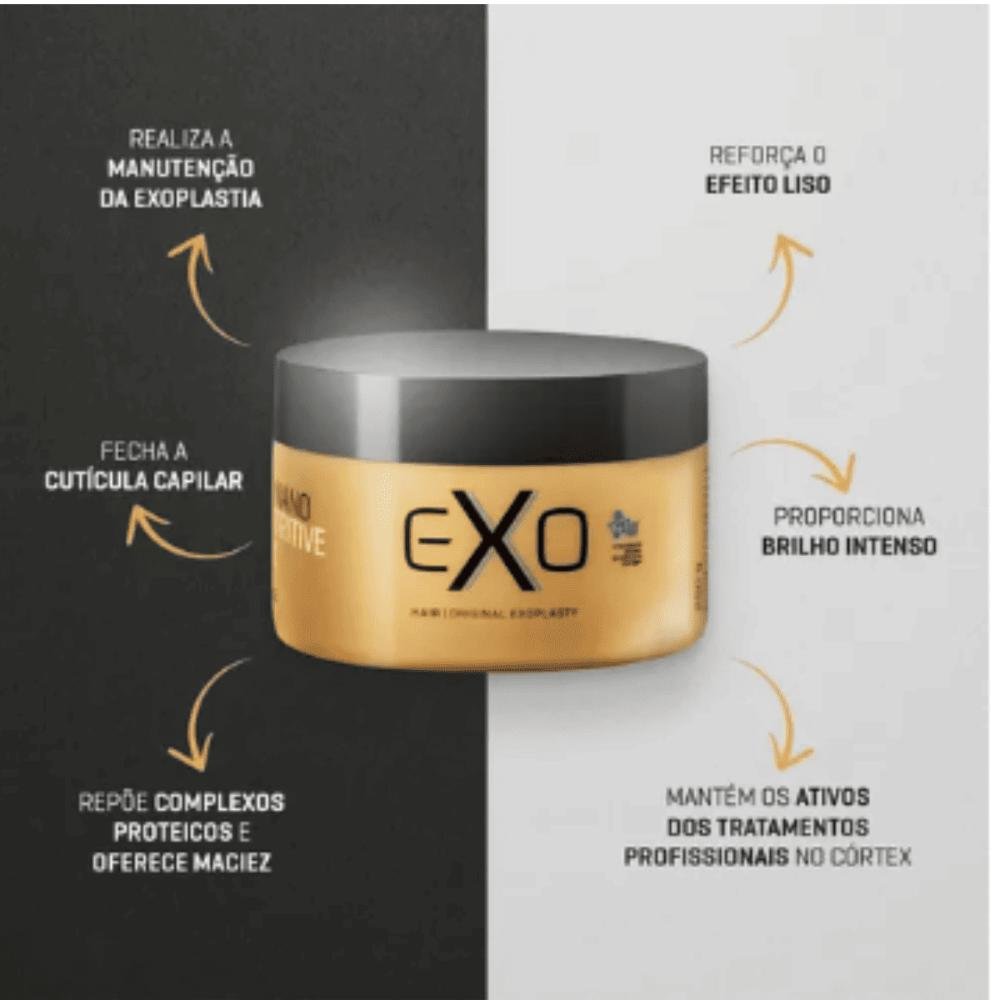 Kit Exotrat Home Use Shampoo 350ml, Condicionador e Máscara 250ml - EXO ÚNICO 8