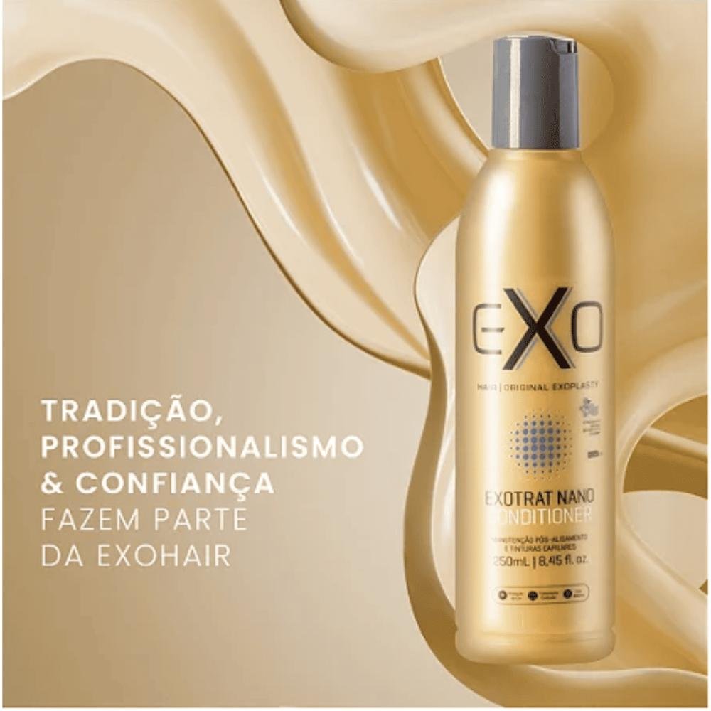 Kit Exotrat Home Use Shampoo 350ml, Condicionador e Máscara 250ml - EXO ÚNICO 10