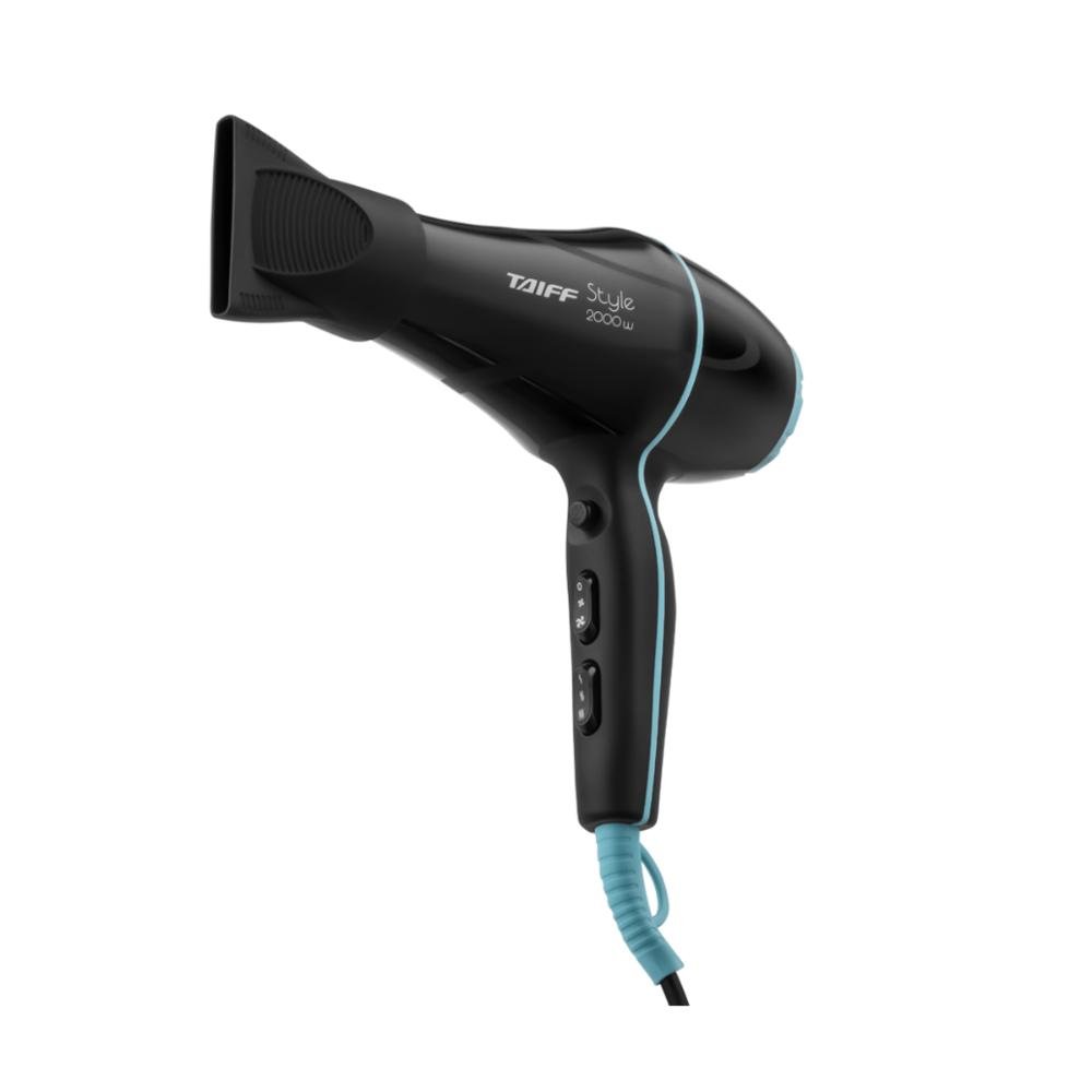Kit Secador Style Black 2000W-127V e Difusor - Taiff Professional 127V 7