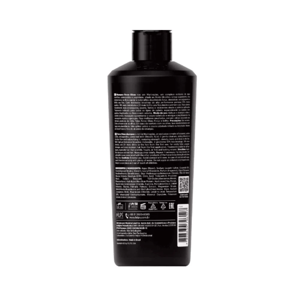 Kit Force Gloss ( Força e Brilho ) Shampoo 250ml + Condicionador 250ml - Felps Professional ÚNICO 3