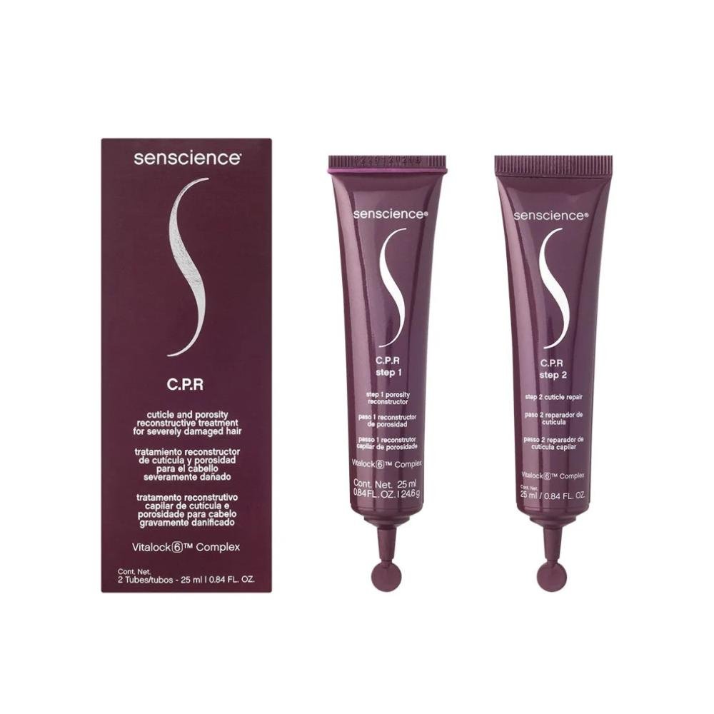 Kit Tratamento Reconstrutor Step 1 e 2 2x25ml - Senscience ÚNICO 2
