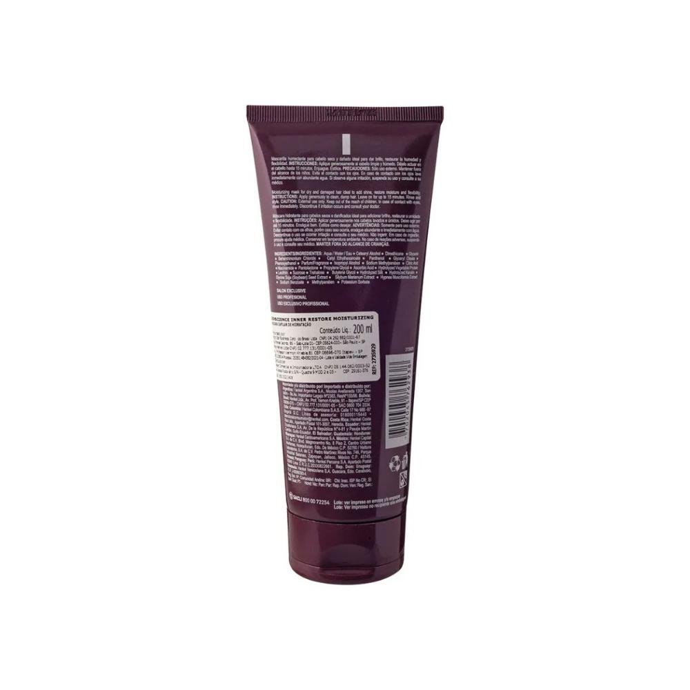 Moisturizing Máscara 200ml Inner Restore - Senscience 200ml 2