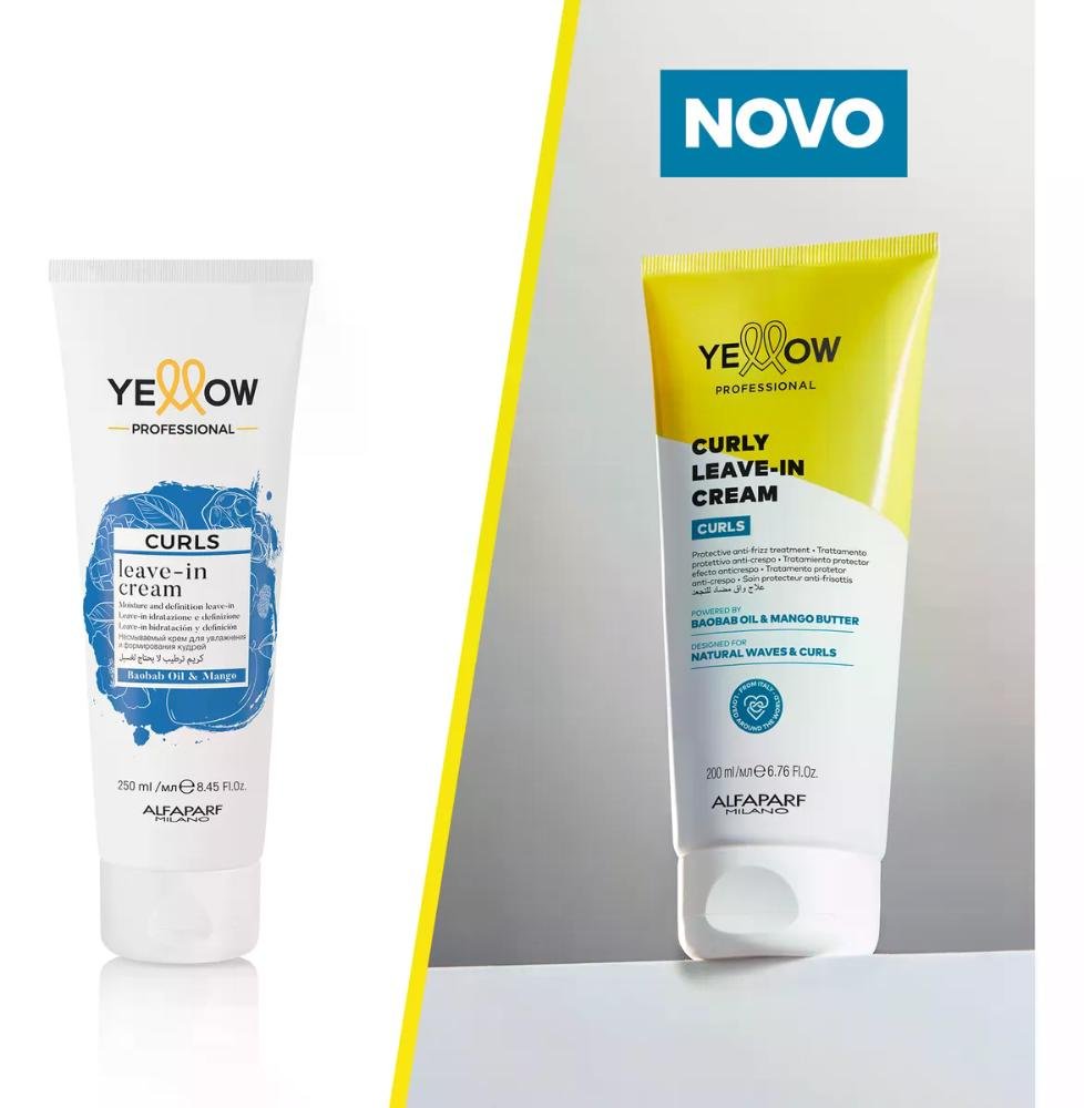CURLY LEAVE-IN CREAM 200ML CURLS - YELLOW 200ml 4