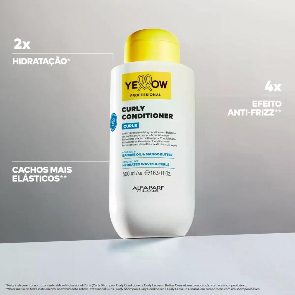 CURLY CONDICIONADOR 500ML CURLS - YELLOW 500ml 4