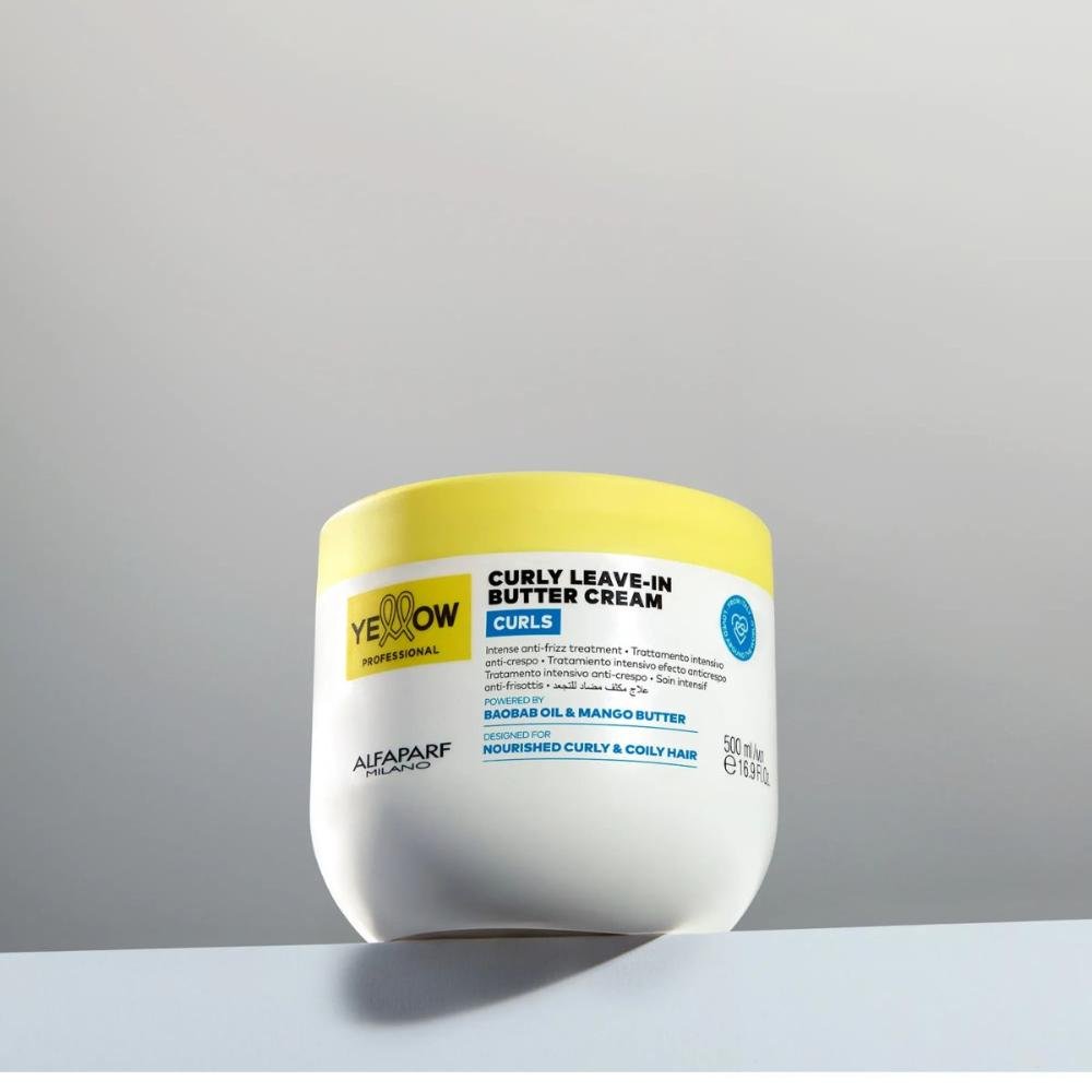CURLY LEAVE-IN BUTTER CREAM 500ML CURLS - YELLOW 500ml 2
