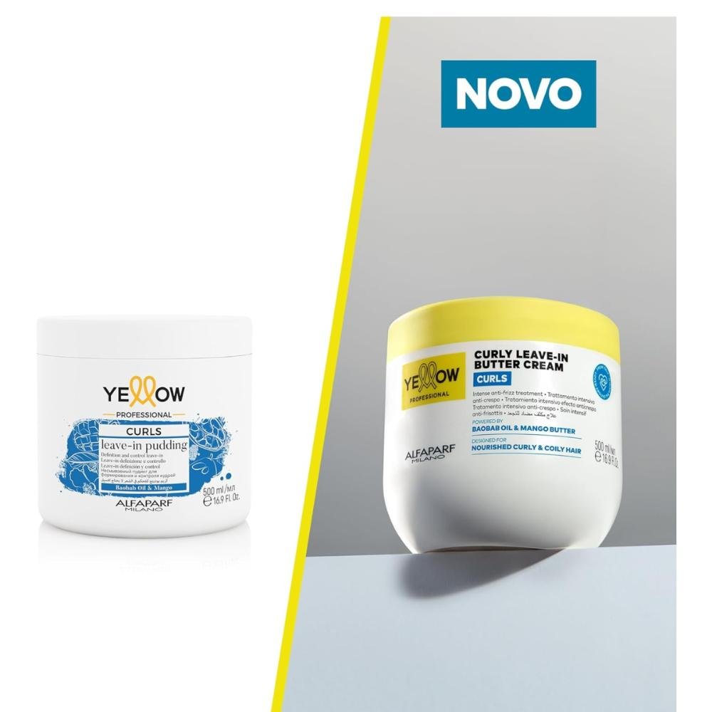 CURLY LEAVE-IN BUTTER CREAM 500ML CURLS - YELLOW 500ml 3