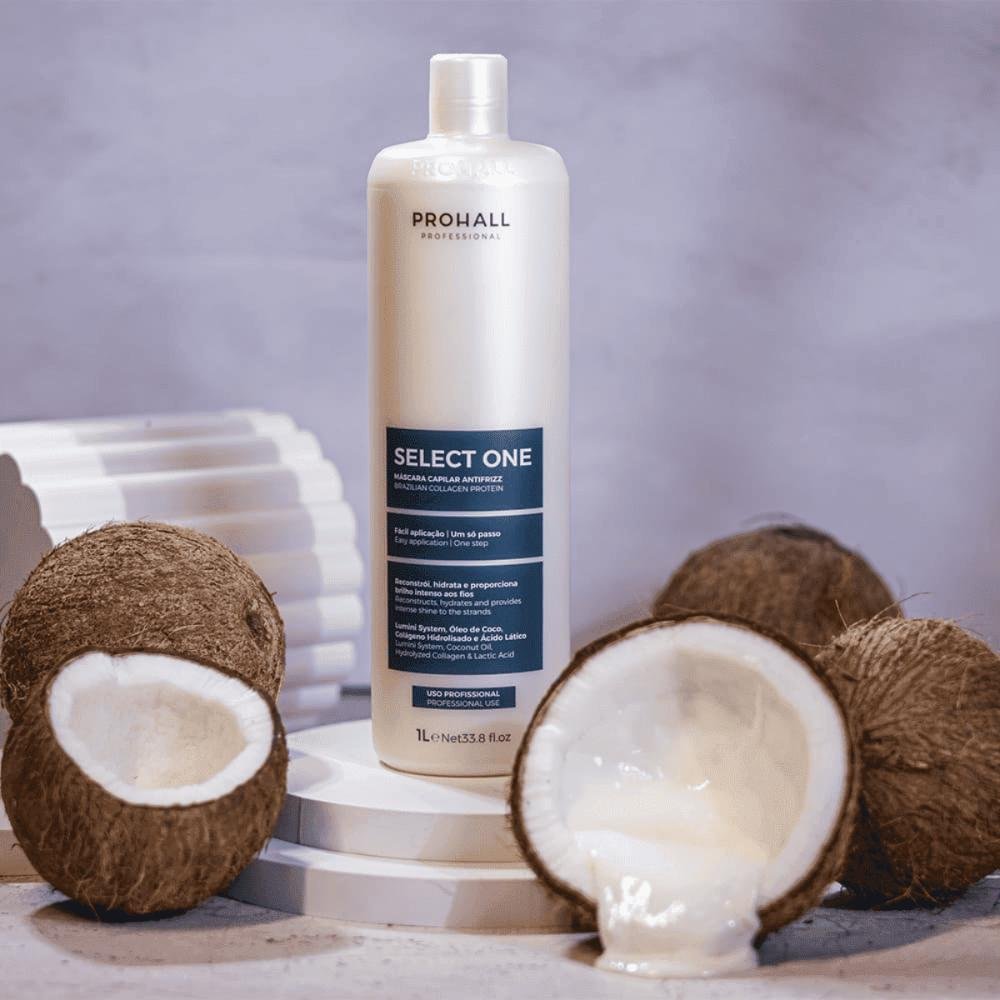 Máscara Capilar Antifrizz Select One Um Só Passo 1L + Brinde Extreme Repair - Prohall ÚNICO 5
