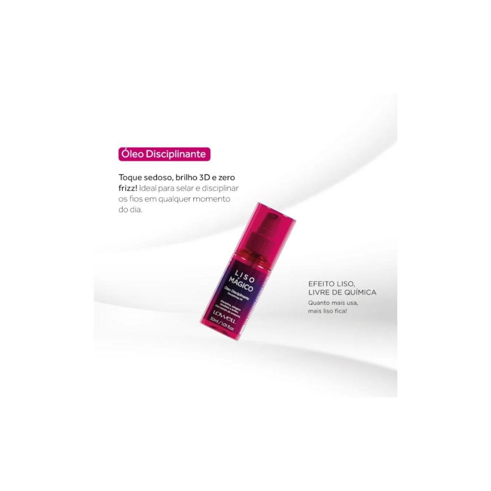 Oleo Liso Magico 30ml - Lowell 30ml 3