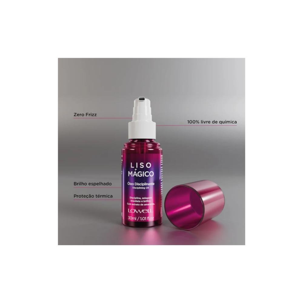 Oleo Liso Magico 30ml - Lowell 30ml 4