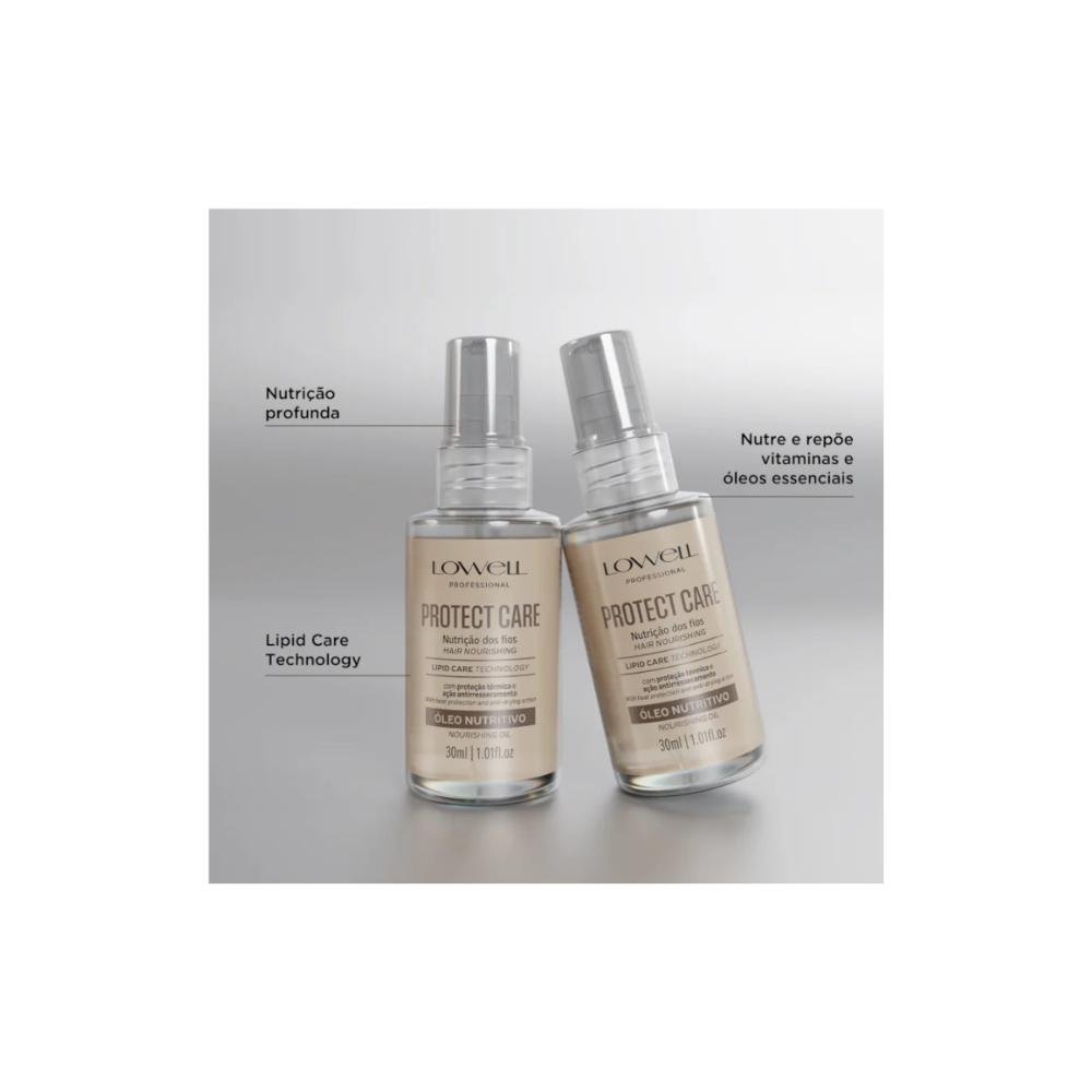 Oleo Nutritivo Protect Care 30ml - Lowell 30ml 4