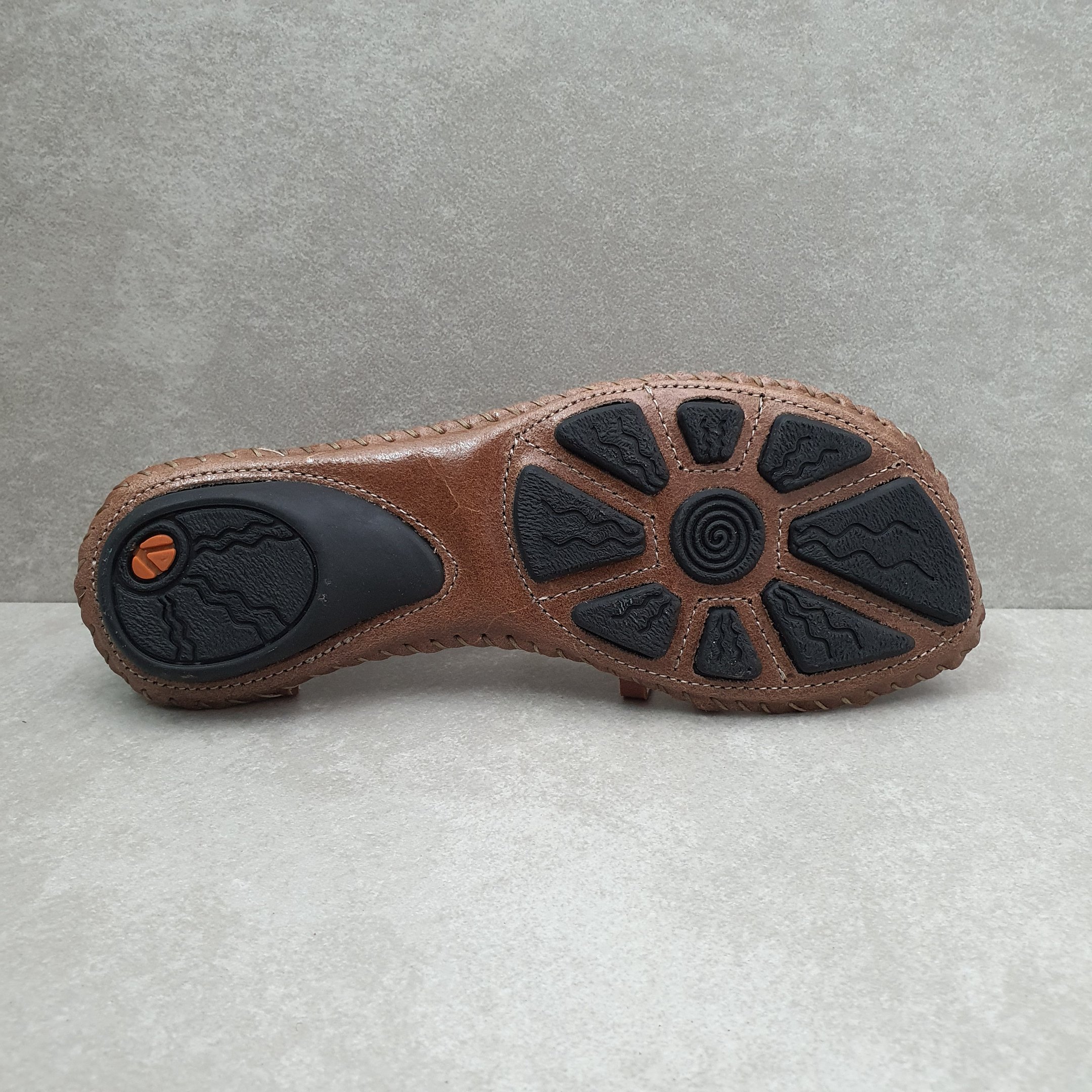 Sandália Andacco Jade Elástico Em Couro Marrom 4