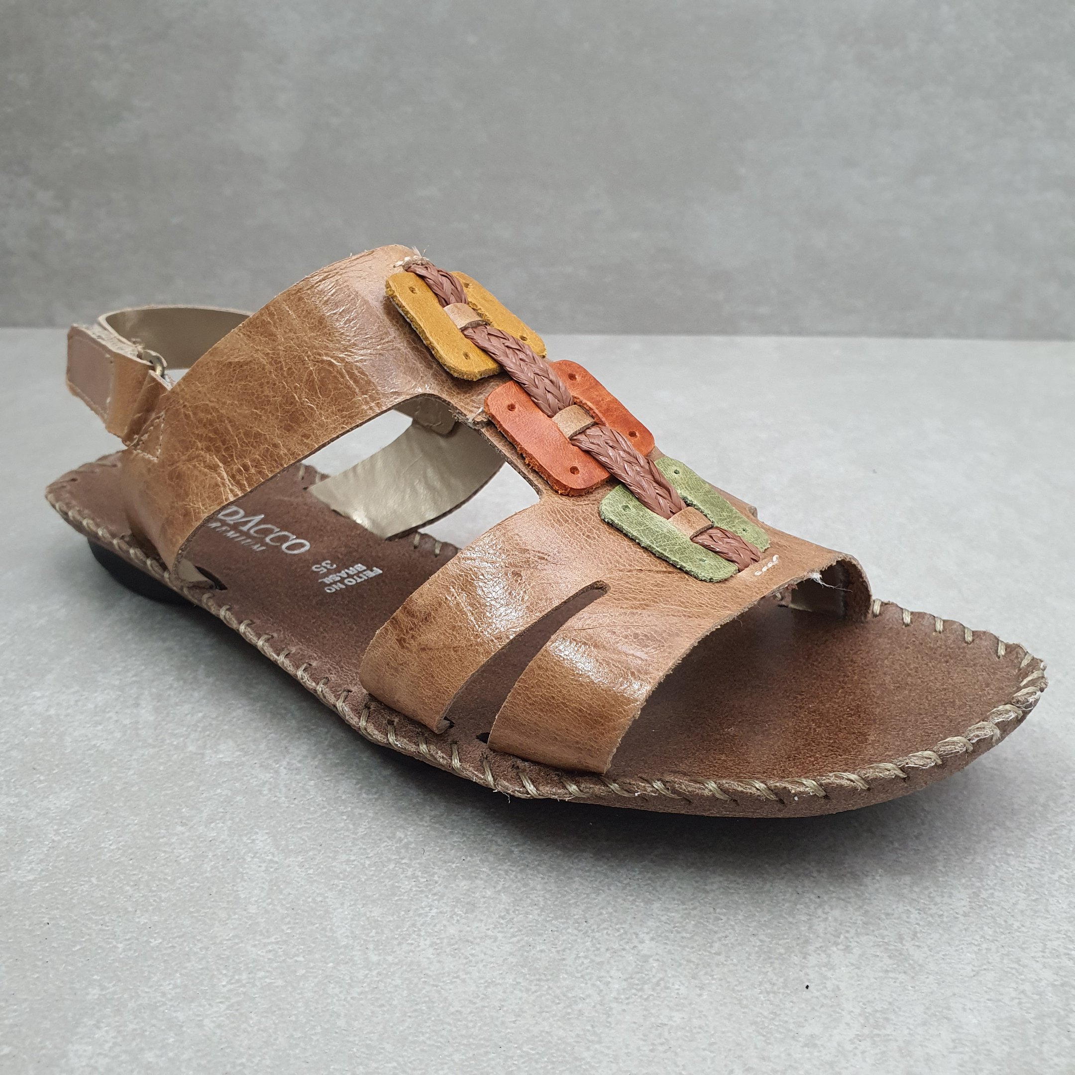 Sandália Andacco Jade Gáspea Em Couro Bege 3