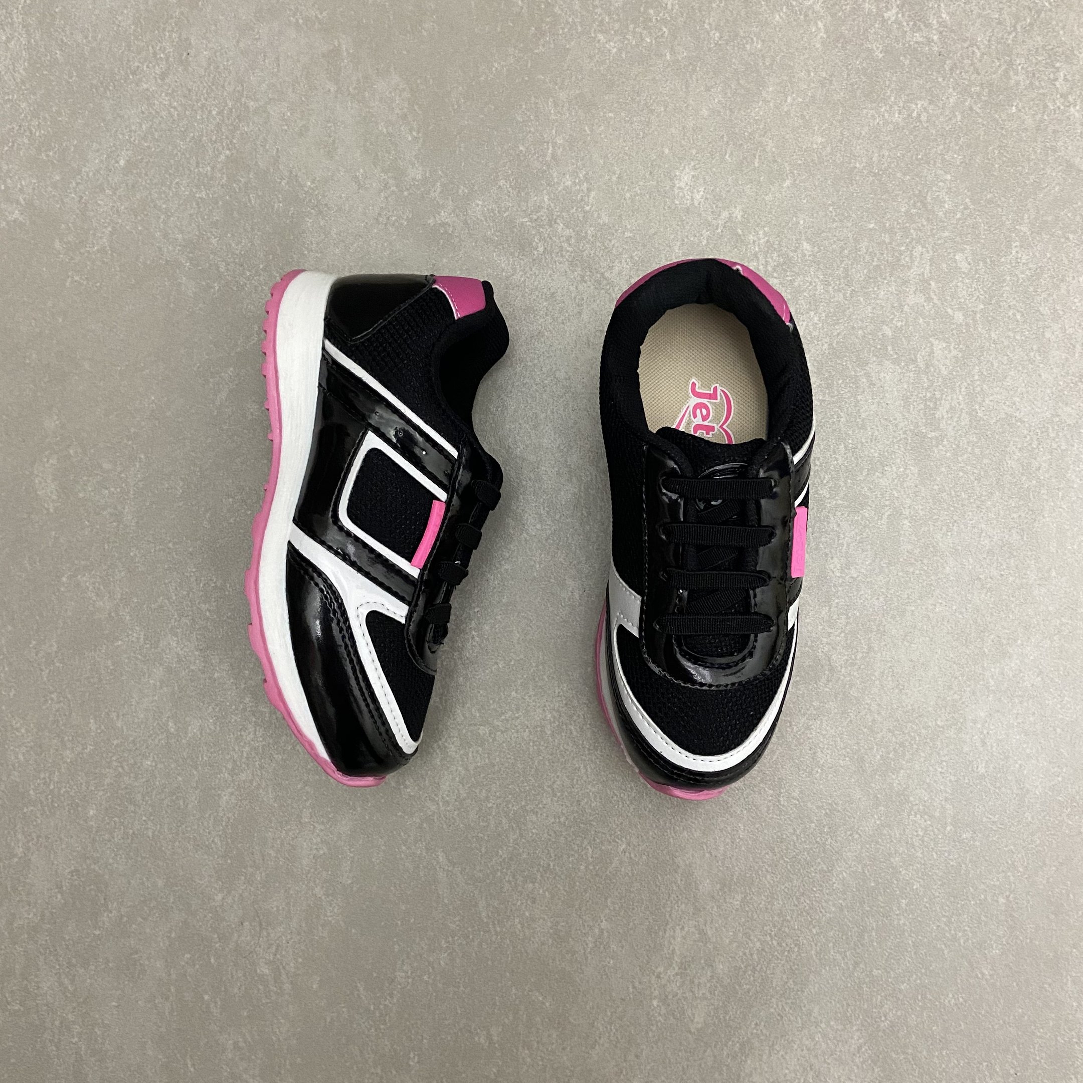 Tênis Jet Kids Jogging Com Cadarço Elástico