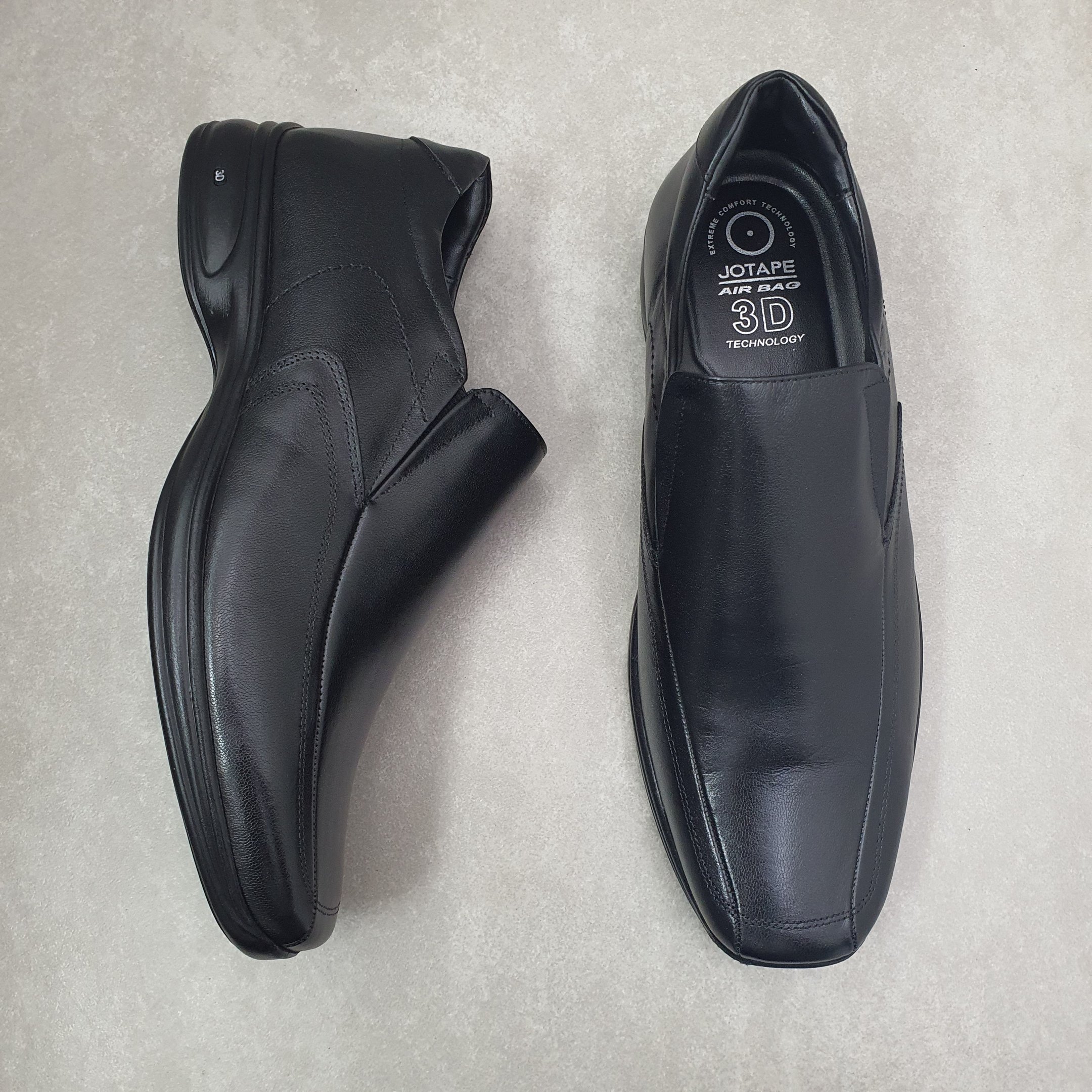 Sapato Social Jota Pe 3D Vision Em Couro Preto 2