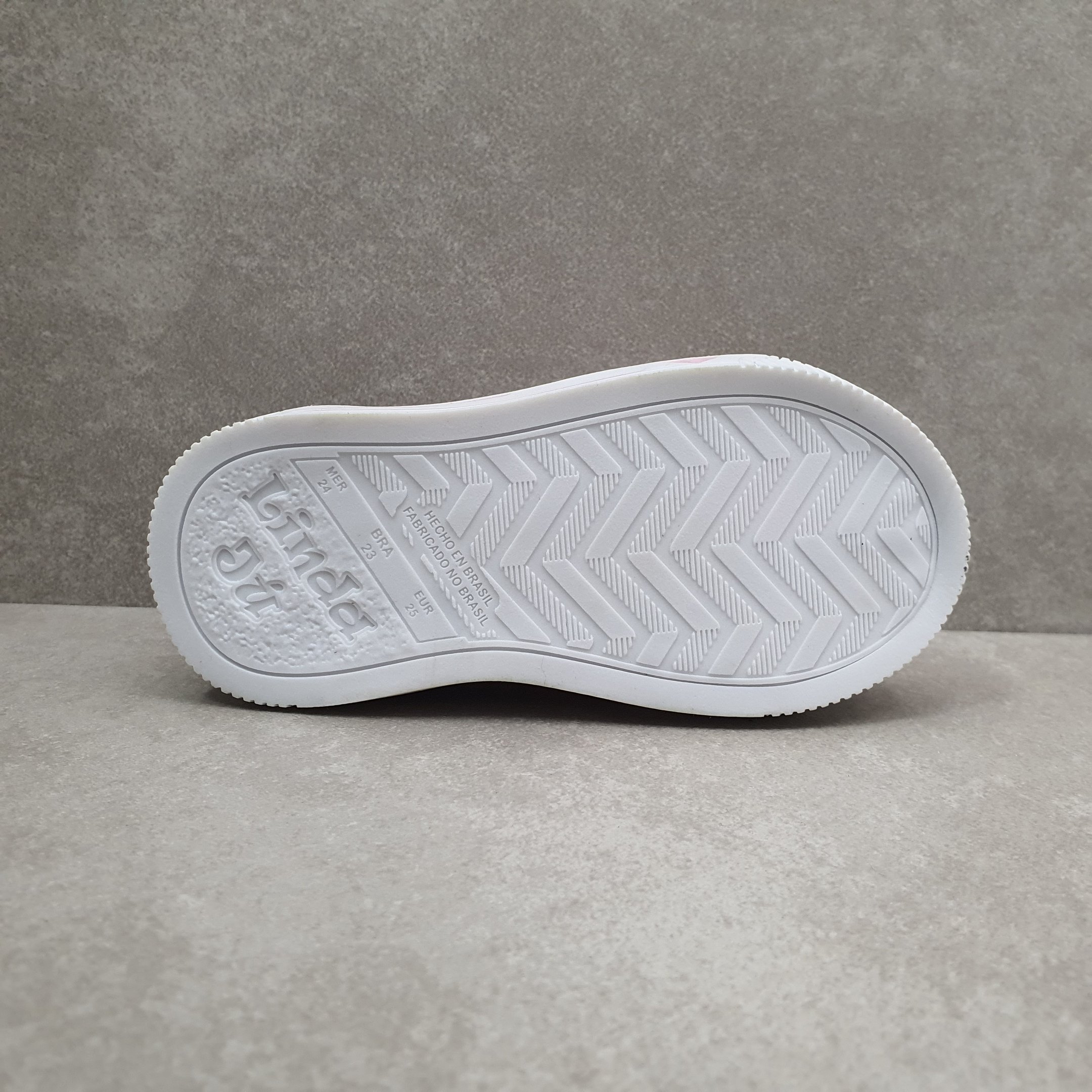 Tênis Casual Infantil Linda Ju Com Laço Branco 4