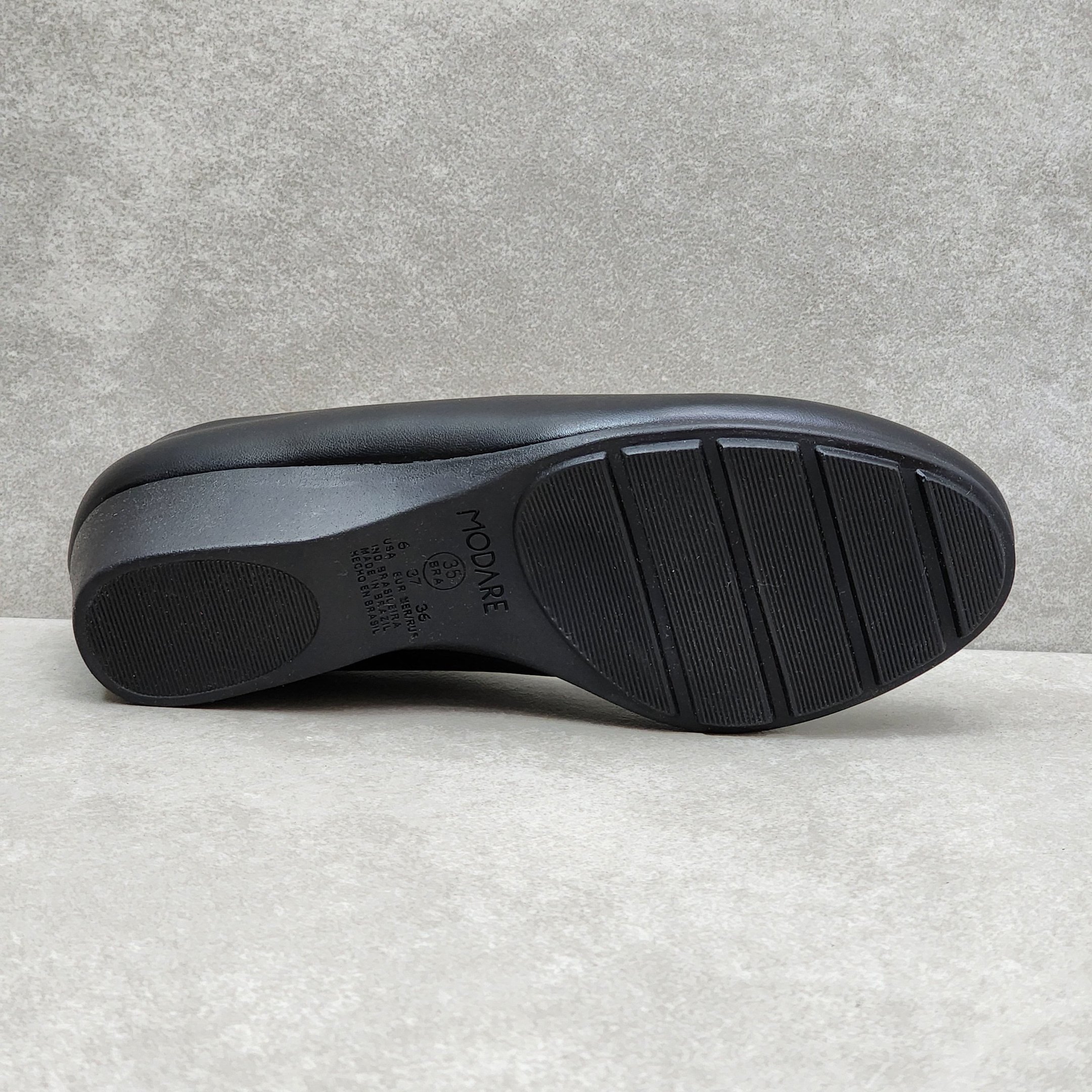 Sapato Modare Básico Com Salto Anabela Preto 4