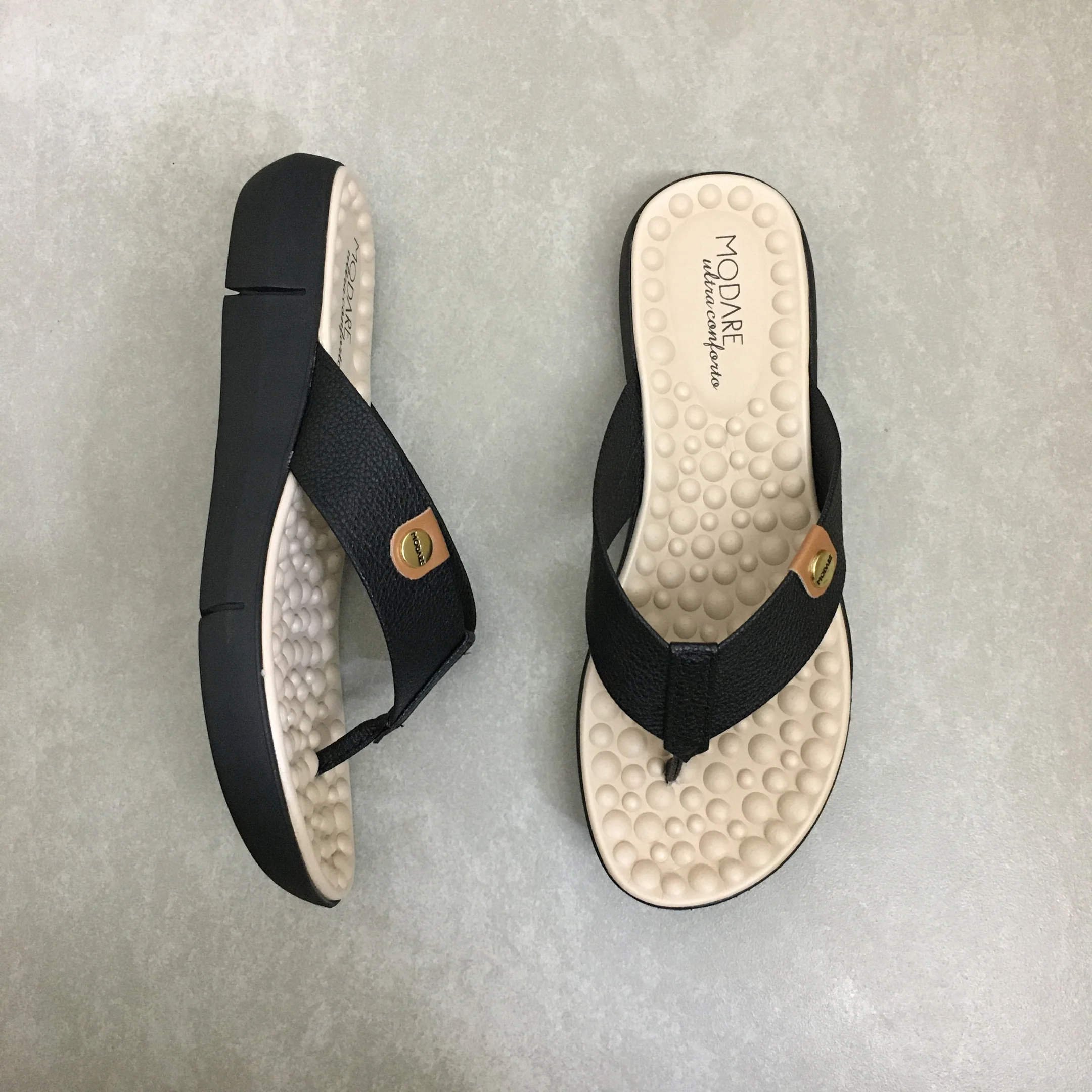 Tamanco Modare de Dedo com Massageador Preto 3