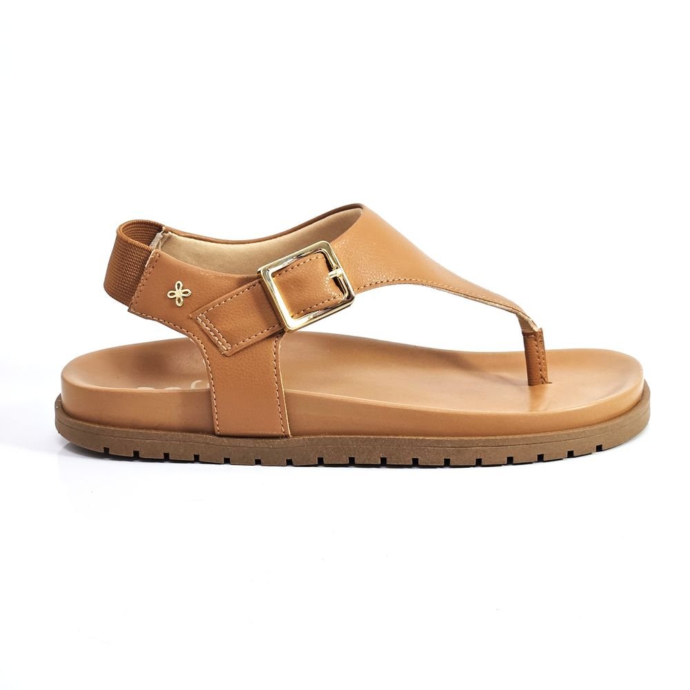 Sandália Feminina Softli Conforto Dedo Com Elástico