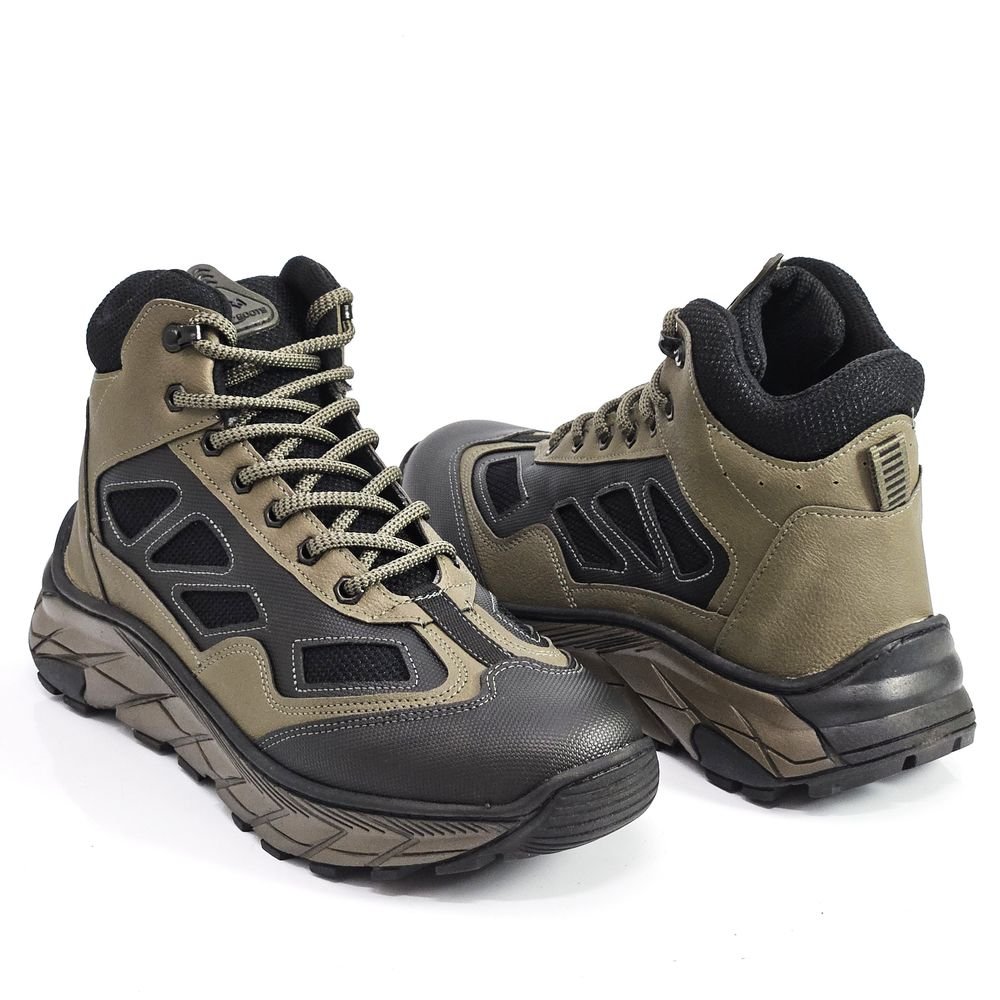 Bota Masculina West Line Aventura Trilha Mid Coturno Oliva 3