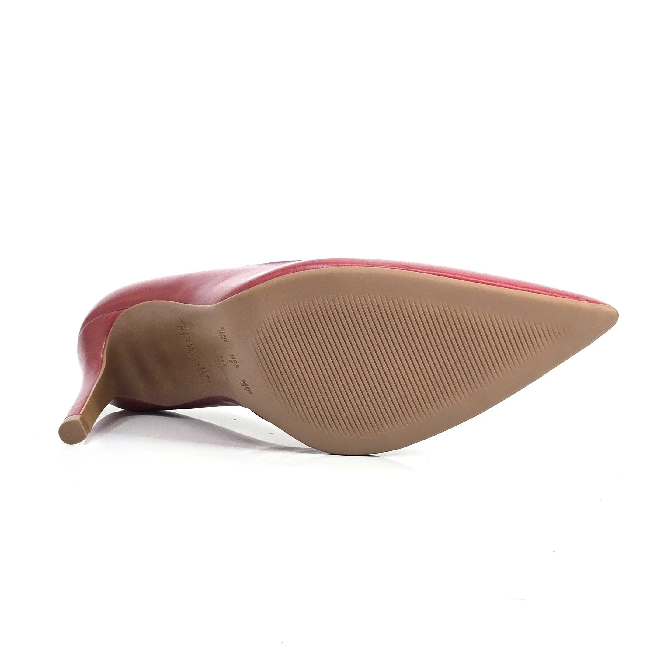 Sapato Feminino Scarpin Bebecê Salto Fino Alto Vermelho 4