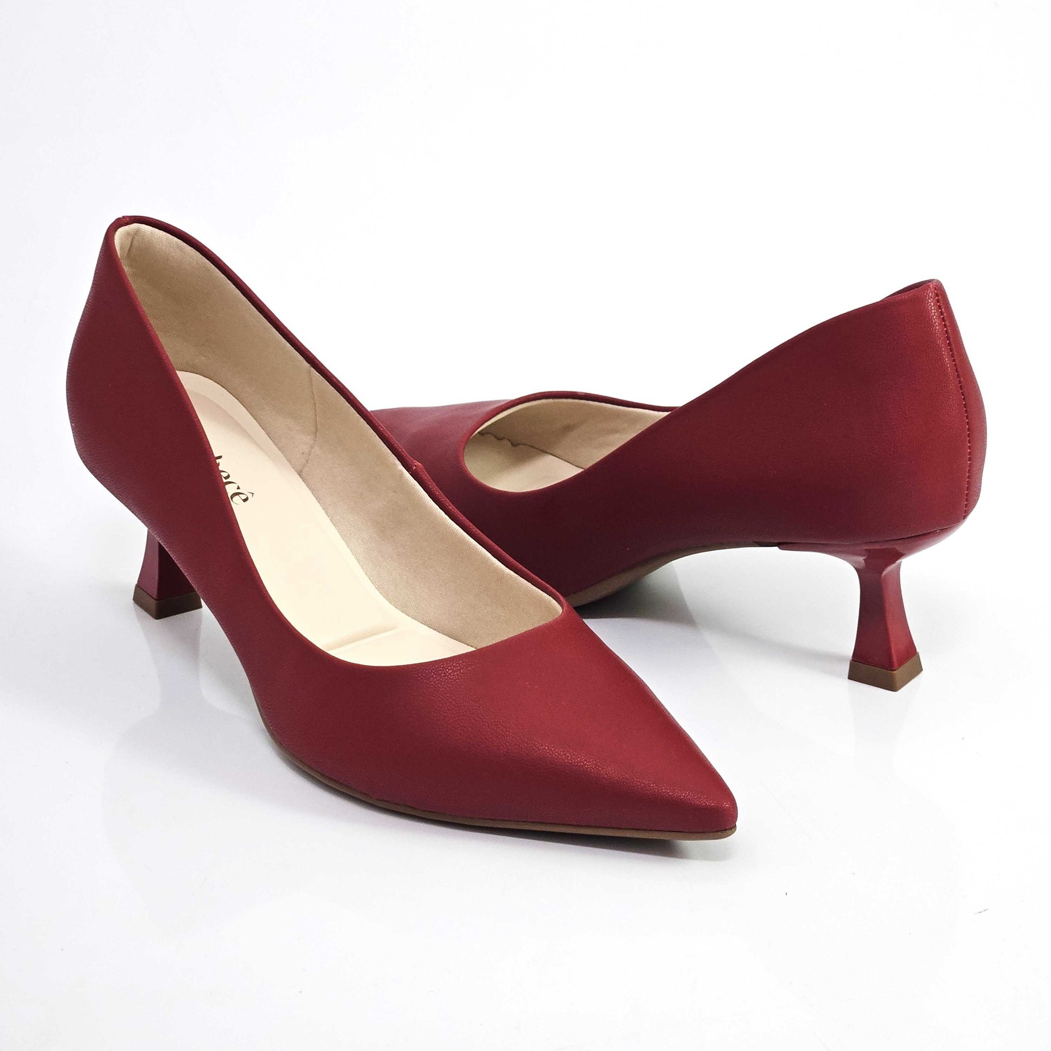 Sapato Scarpin Bebecê Salto Taça Médio Vermelho 3