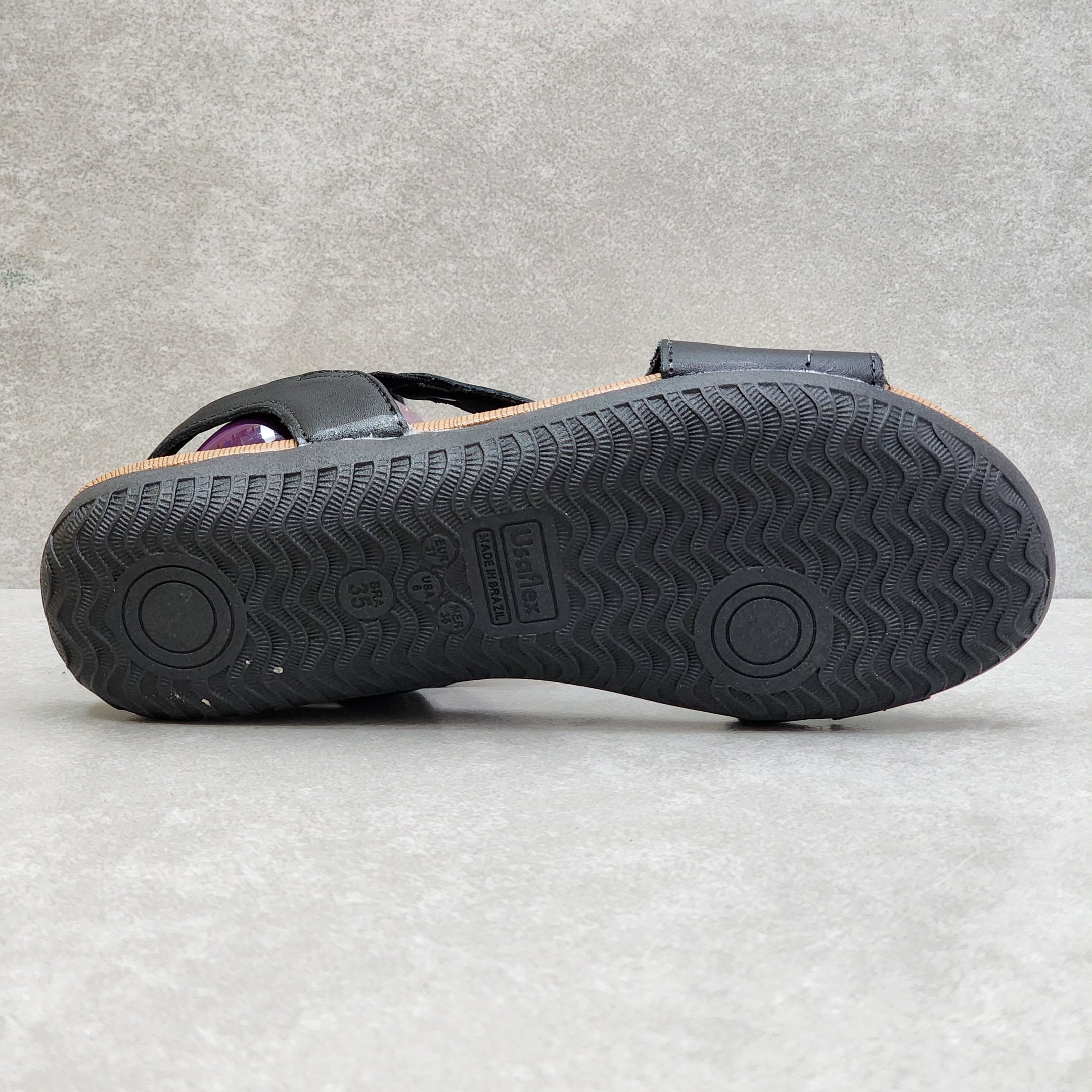 Sandália Usaflex Calce Fácil Preto 4