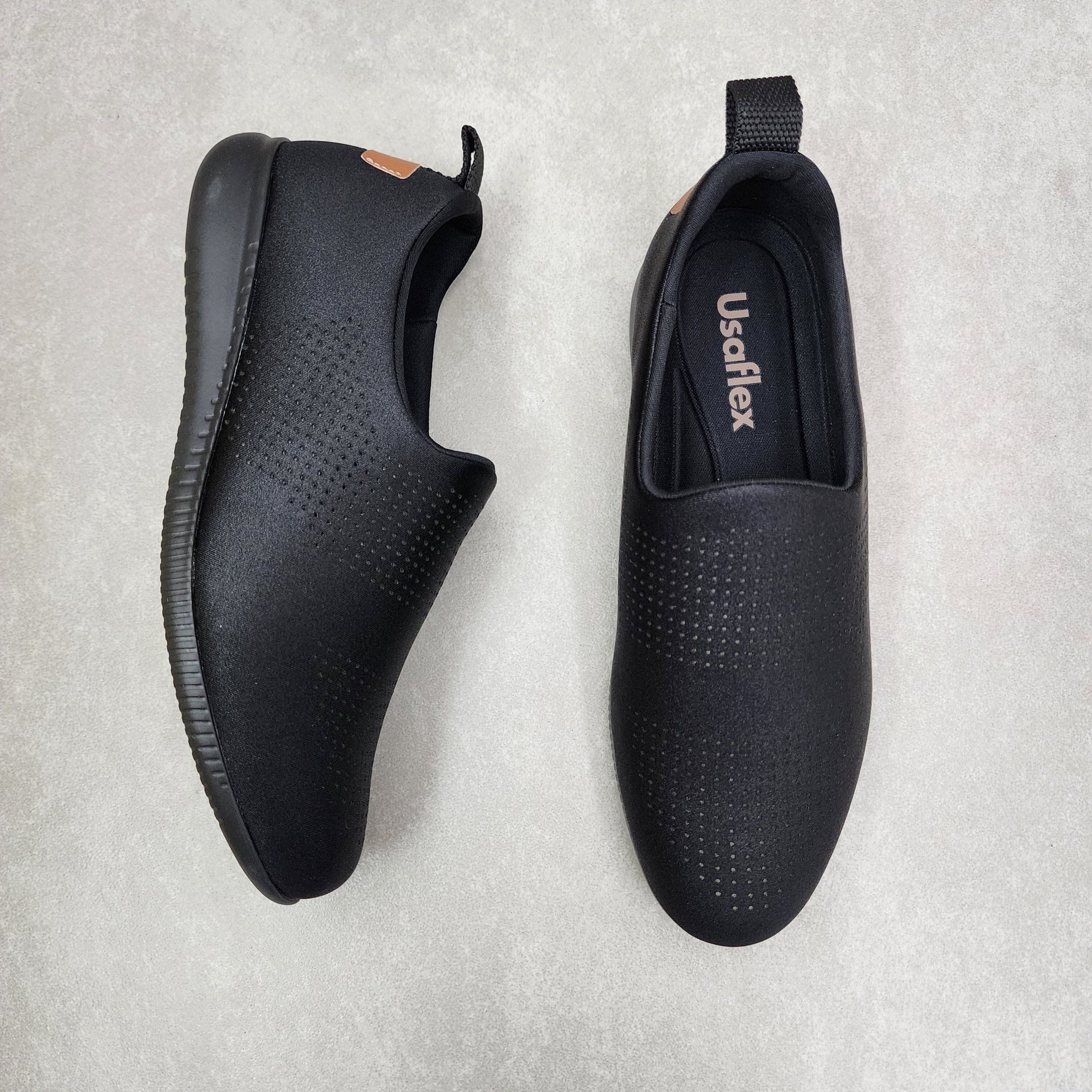 Tênis Usaflex Slip On Preto 2