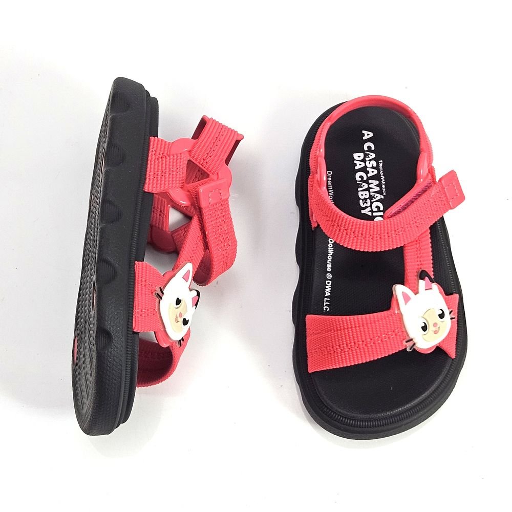 Sandália Infantil Grendene Casa Mágica da Gabby Preto/Rosa 2