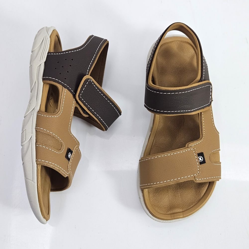 Sandália Infantil Menino Molekinho Casual Sport Café/Caramelo 2