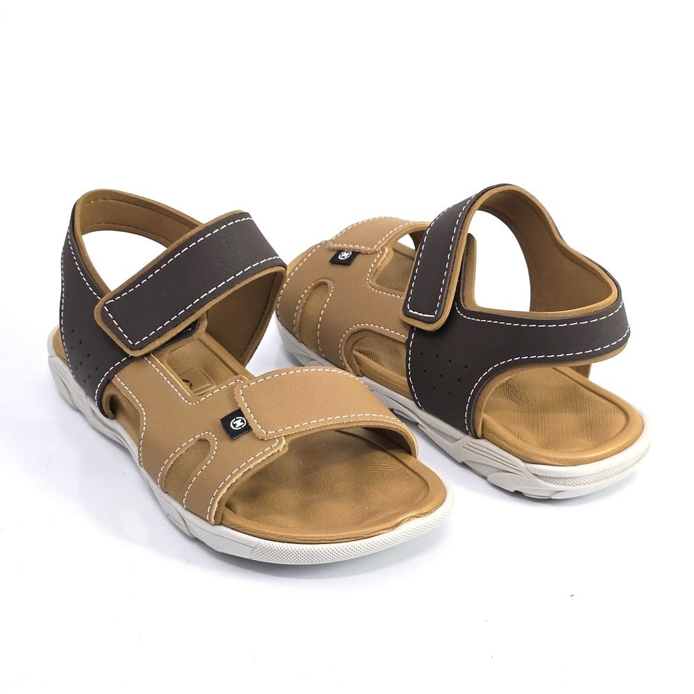 Sandália Infantil Menino Molekinho Casual Sport Café/Caramelo 3