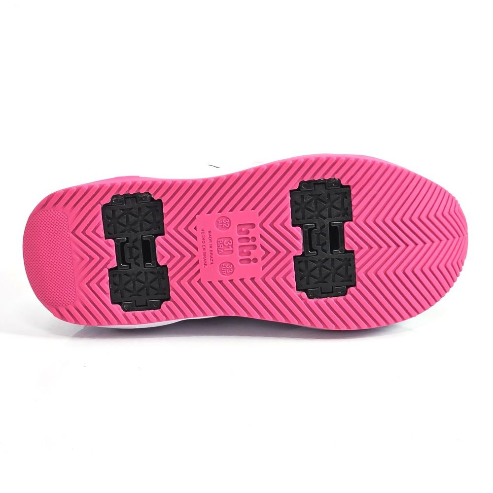 Tênis Menina Infantil Bibi Skatenis Com Rodinhas Preto/Rosa 4