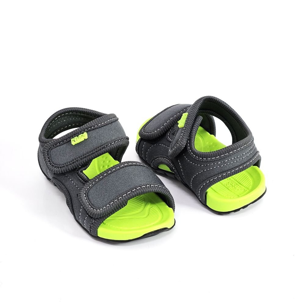 Sandália Infantil Klin Baby Papete Like Grafite/Verde 3