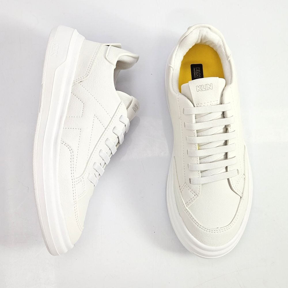 Tênis Infantil Unissex Klin Capri Casual Elástico Branco 2
