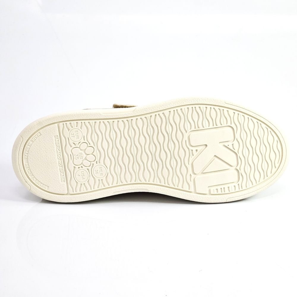 Tênis Infantil Casual Klin Menino Capri Elástico Bege 4