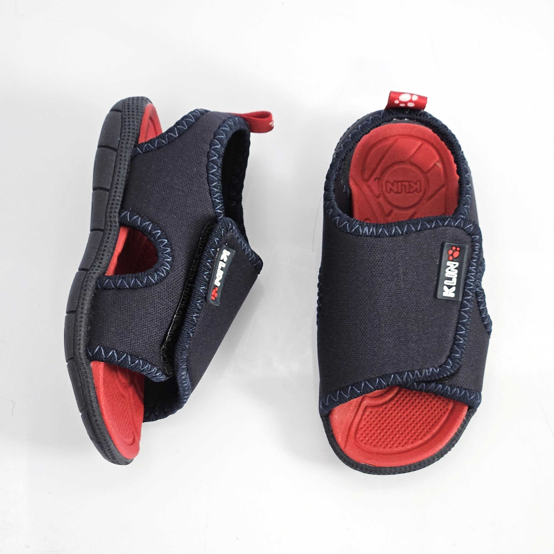 Sandália Infantil Klin Papete Neoprene Tic Tac Azul Marinho 2