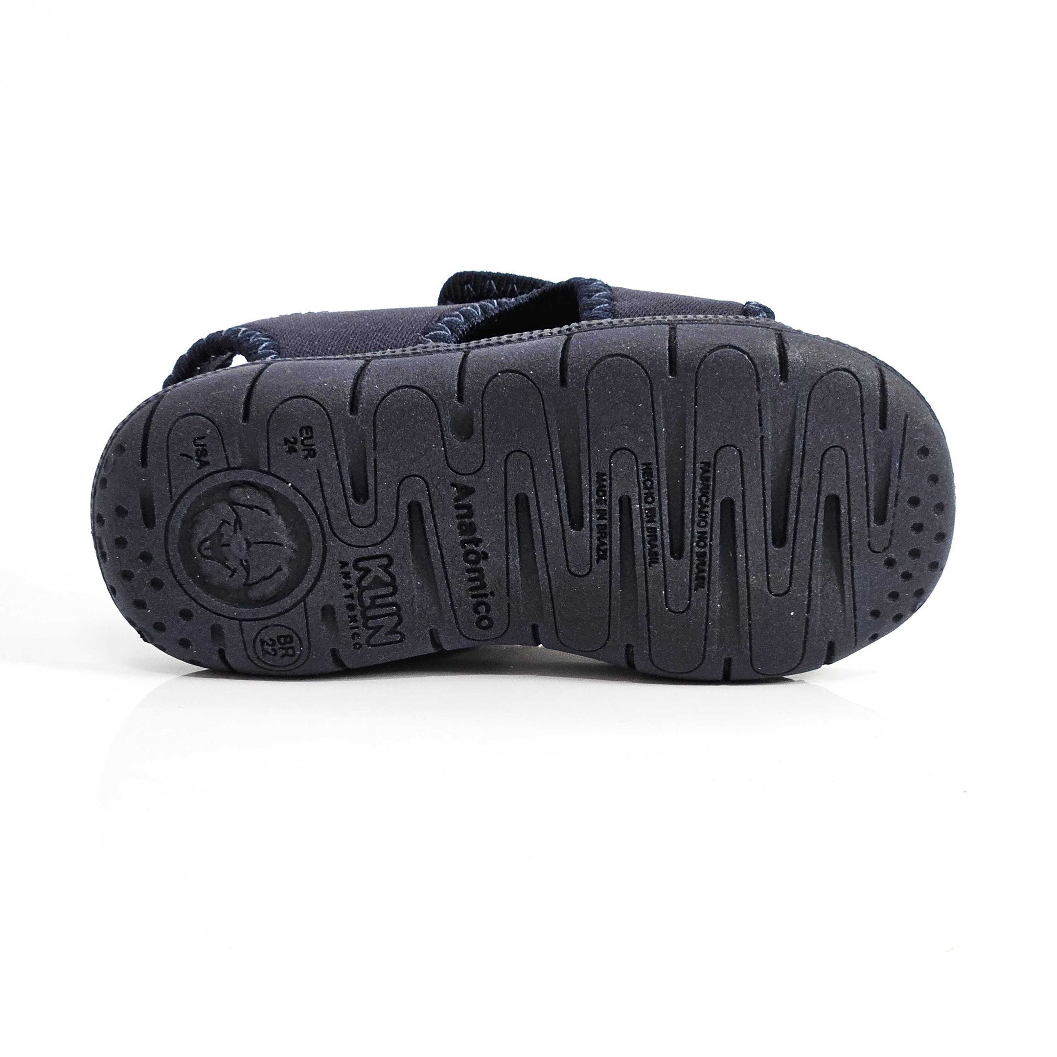 Sandália Infantil Klin Papete Neoprene Tic Tac Azul Marinho 4