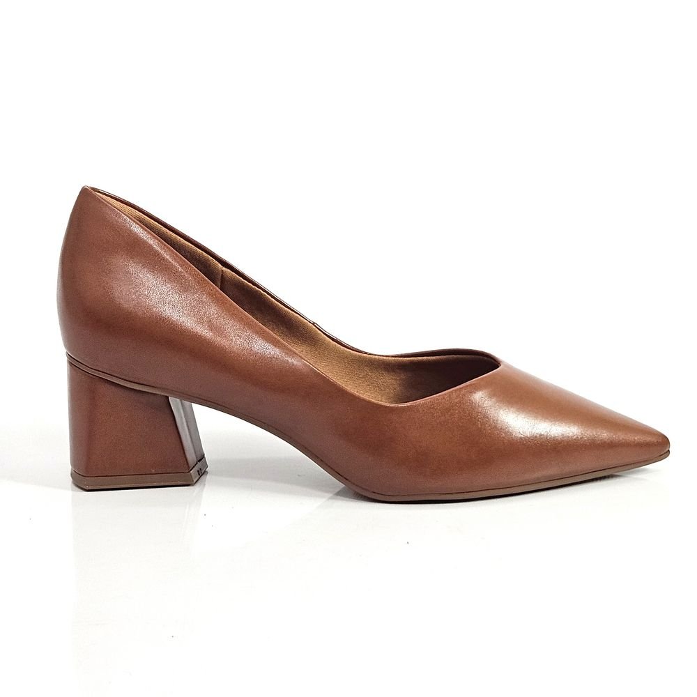 Sapato Scarpin Feminino Salto Bloco Médio