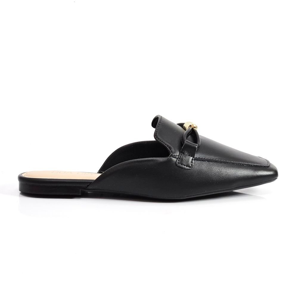 Mule Feminino Sua Cia Bico Quadrado Laço