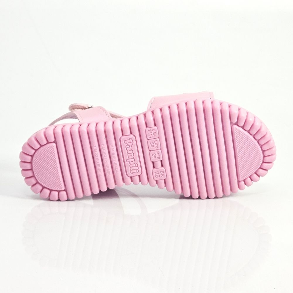 Sandália Infantil Menina Pampili Candy Lantejoula Rosa 4
