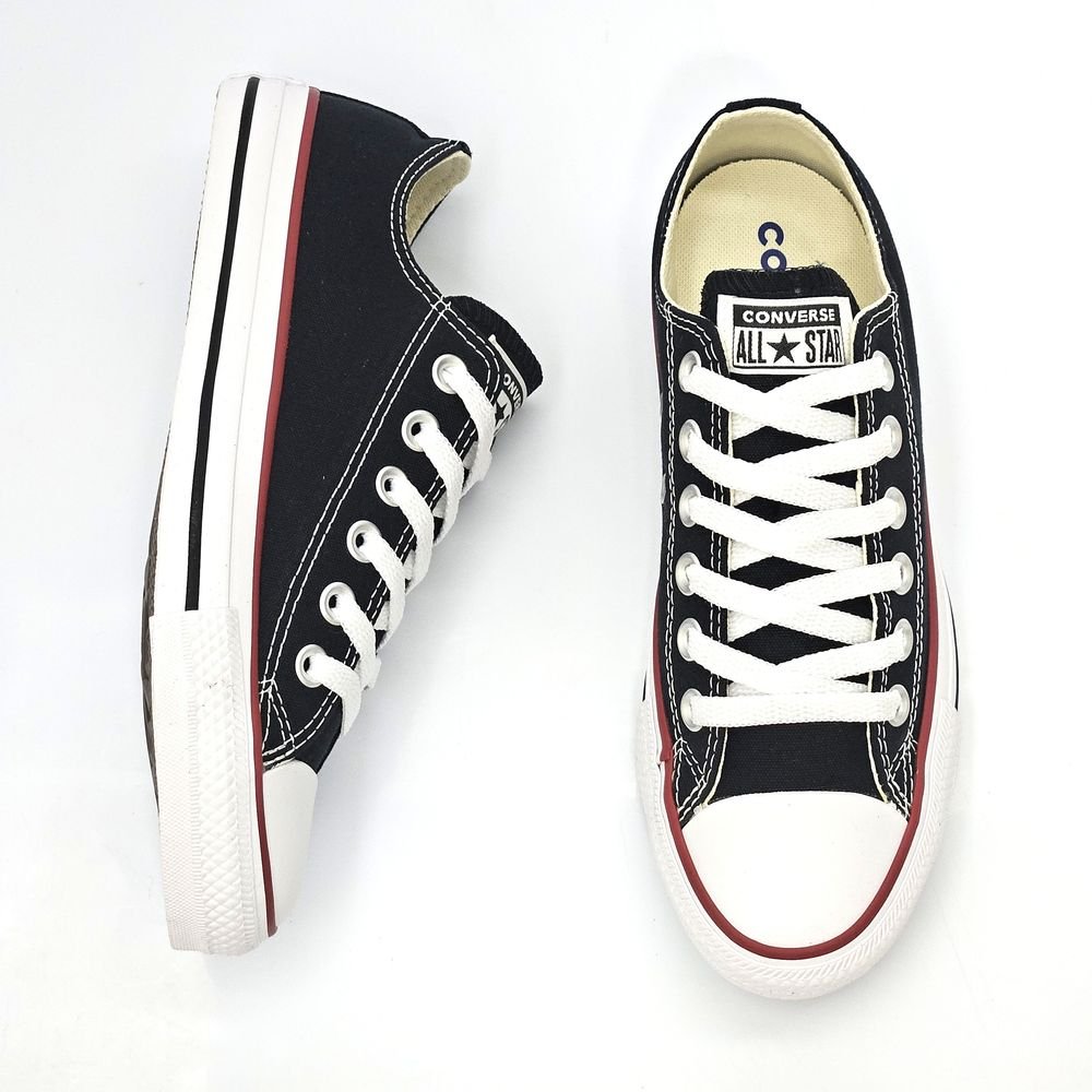 Tenis Unisex Converse All Star Classico Tradicional Preto/Vermelho 2