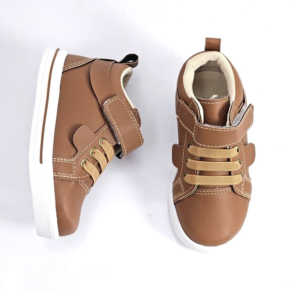 Tênis Infantil Menino Lindo Ju MID Cano Médio Marrom 2