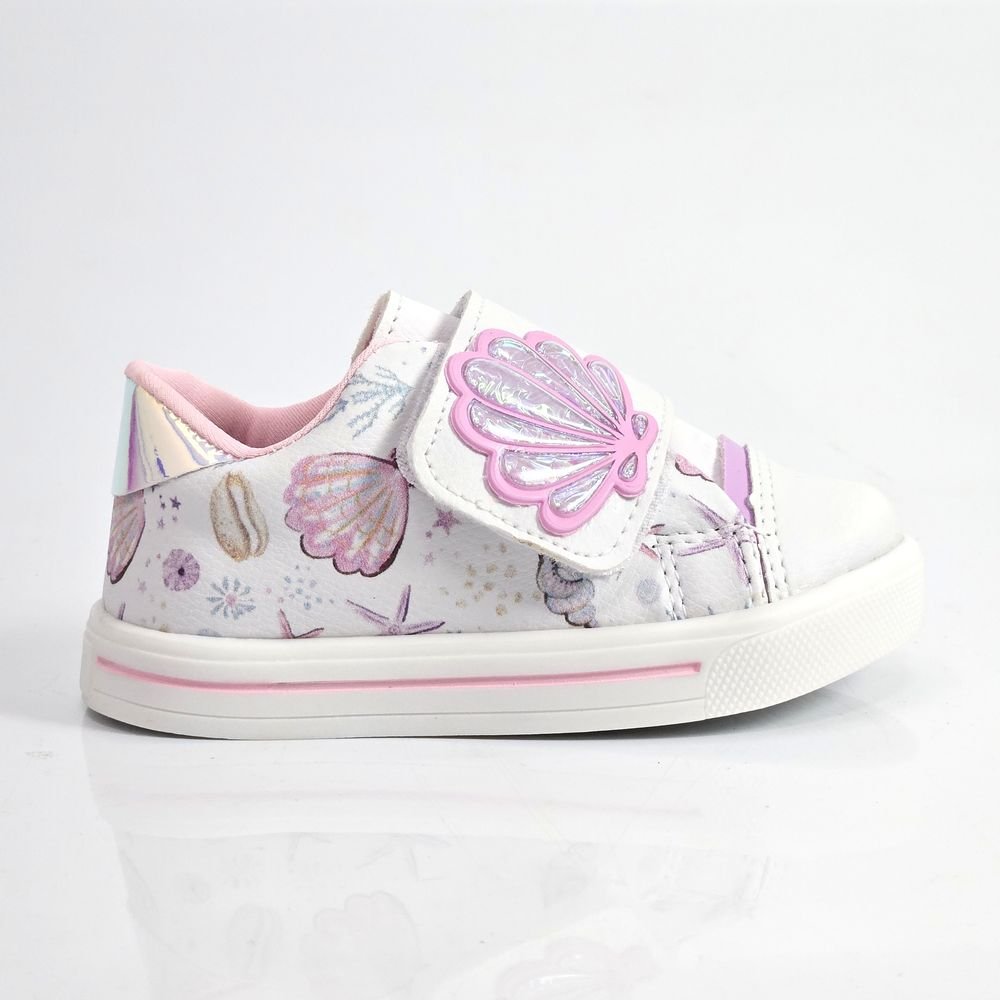 Tênis Infantil Menina Casual Linda Ju Concha