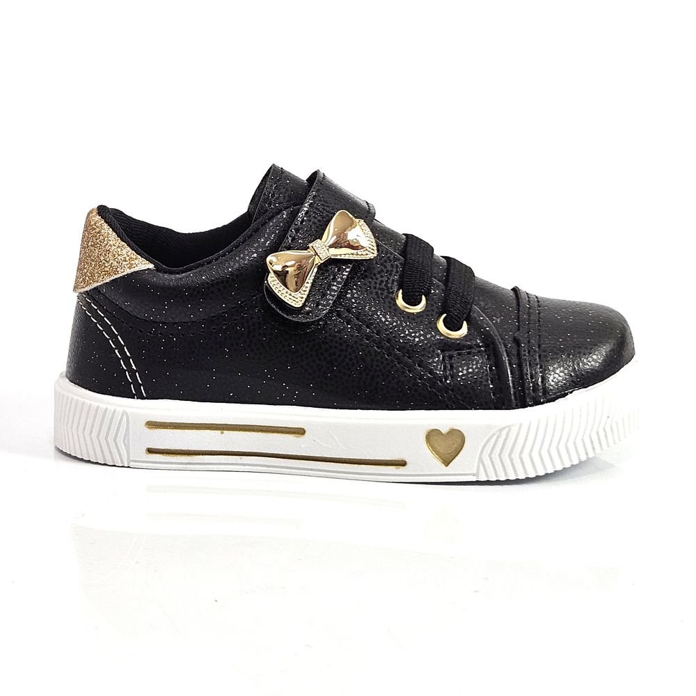 Tênis Infantil Menina Casual Linda Ju Laço