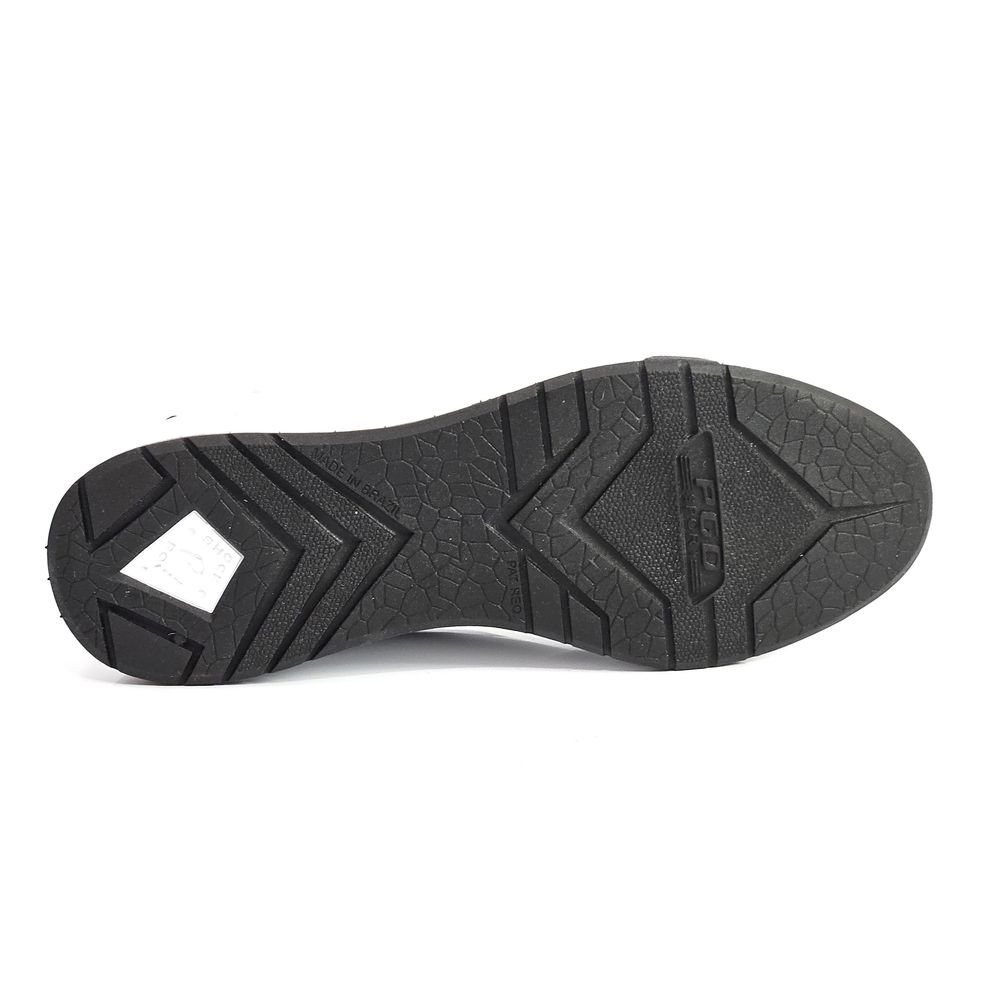 Sapatênis Casual Masculino Pegada Elástico Branco Branco 4