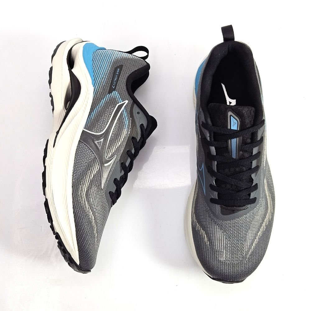 Tênis Masculino Esportivo Mizuno Wave Vitality 7 Cinza 2