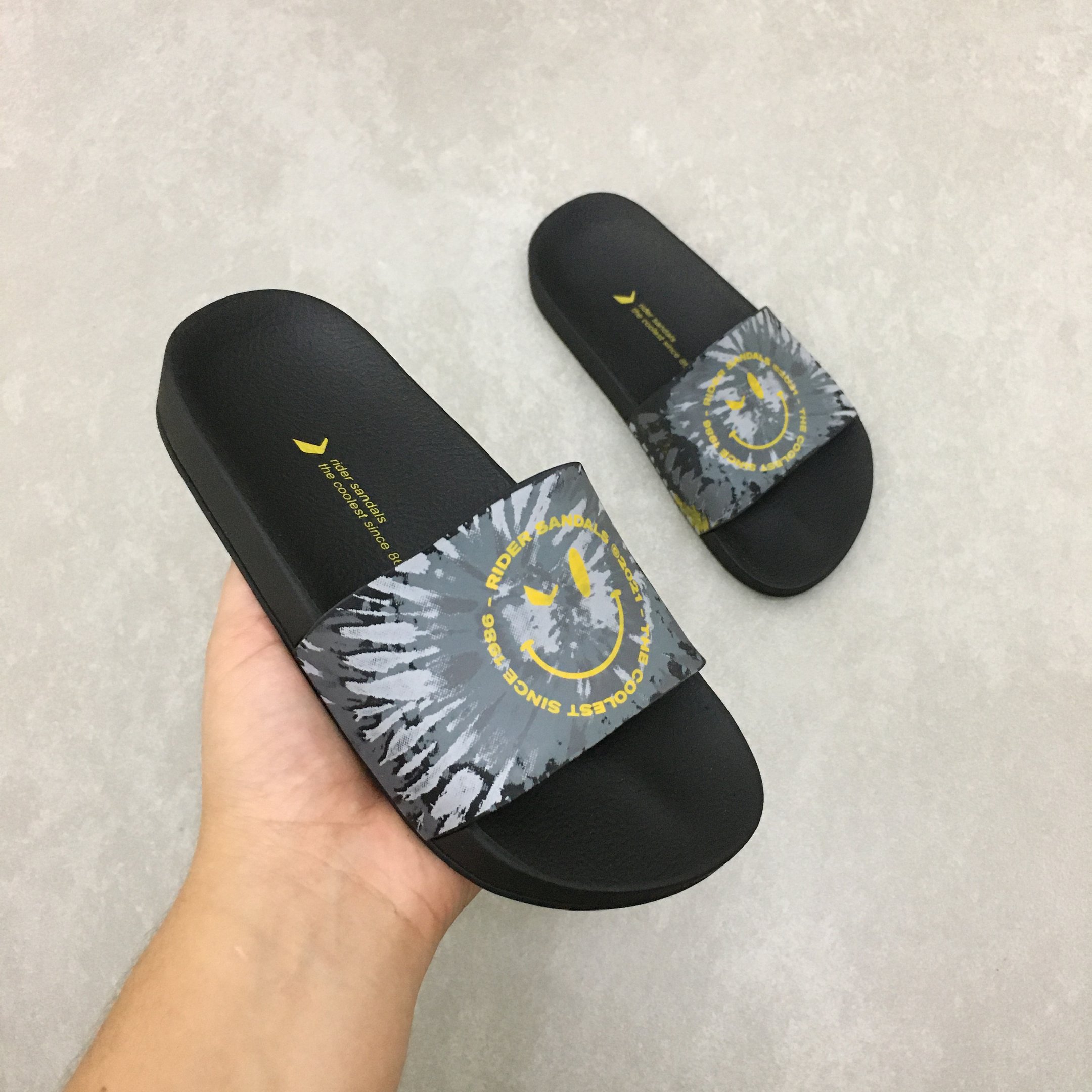 Chinelo Rider Infantil Full 86 Slide Preto 4