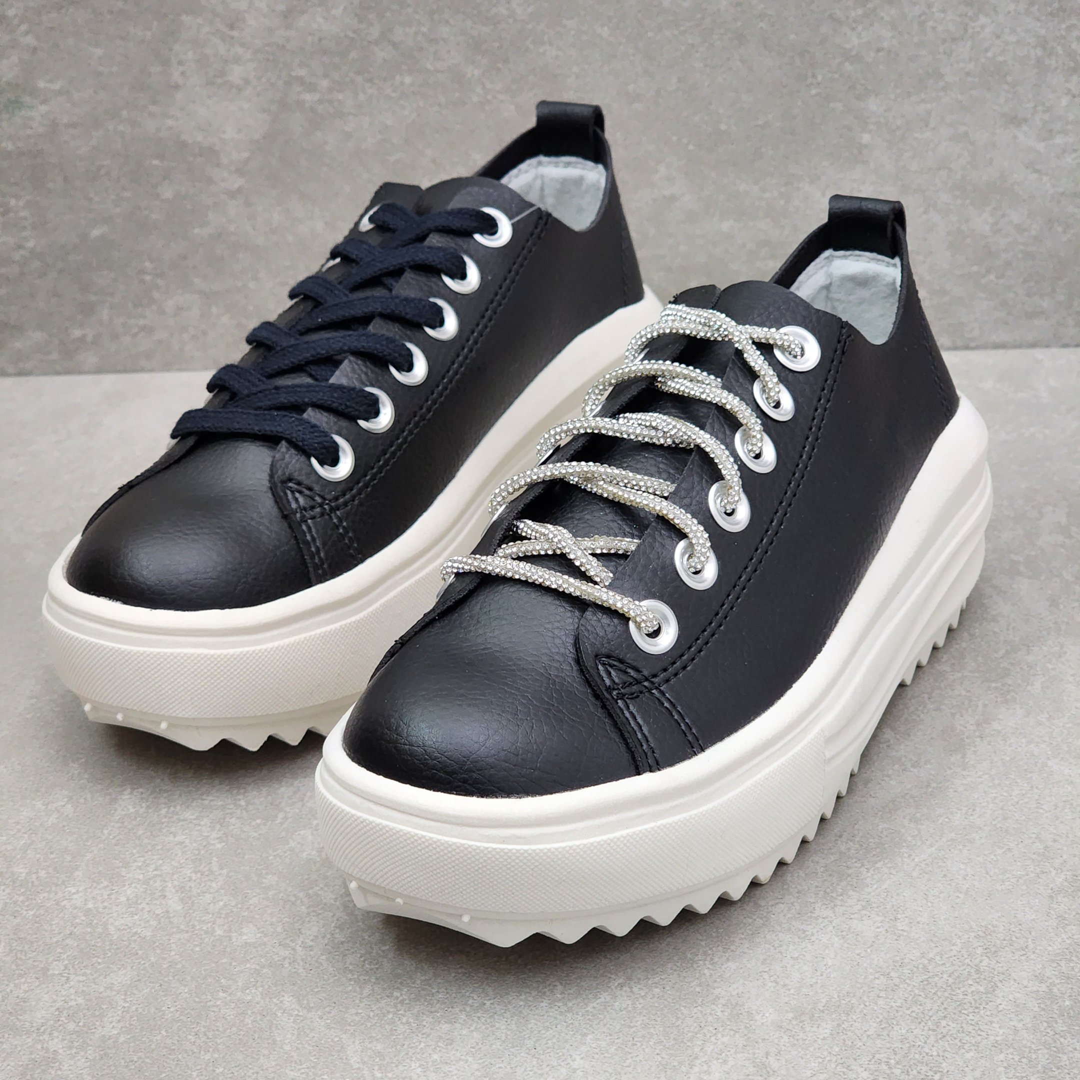 Tênis Feminino Boots Company Plataforma Preto 3