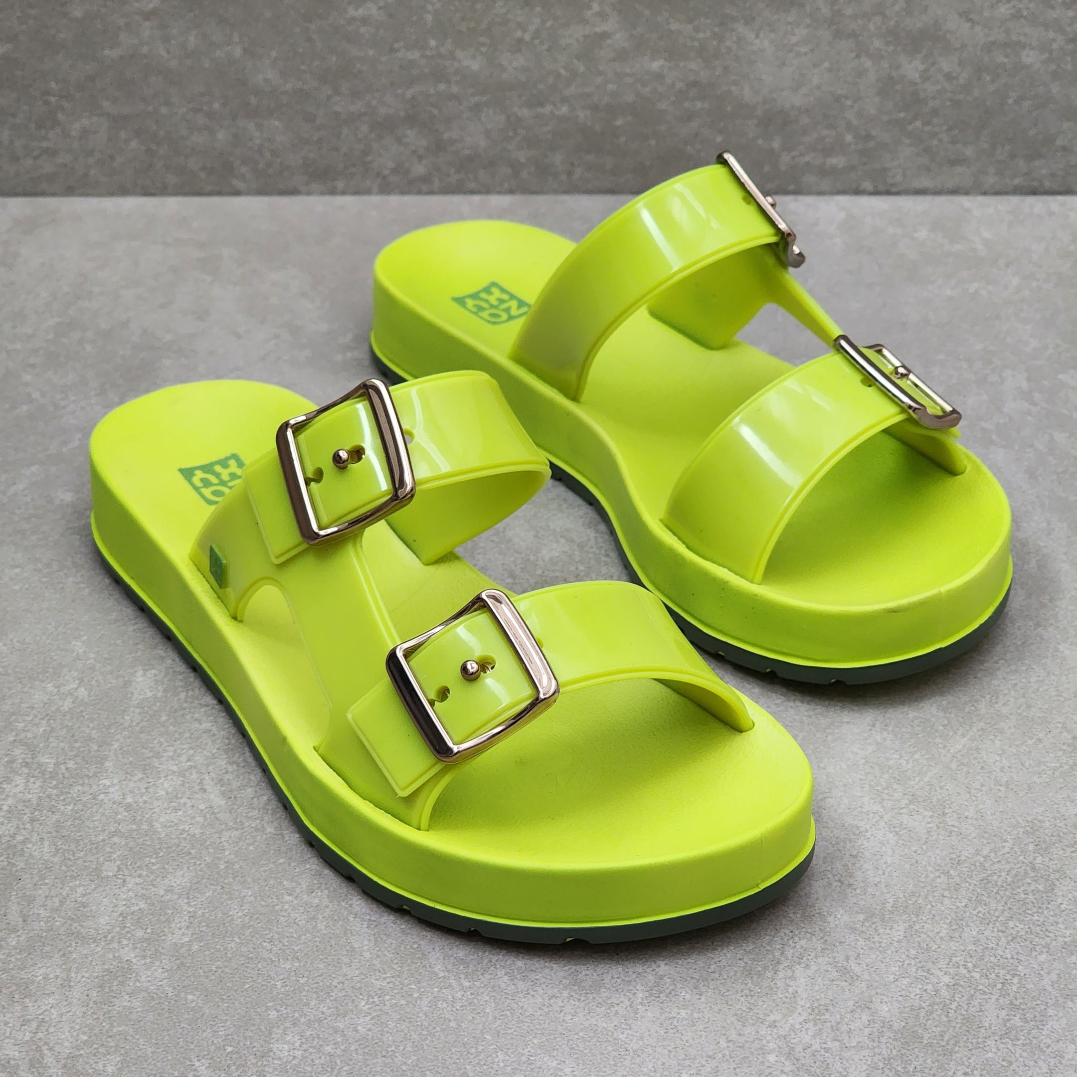 Chinelo Zaxy Tamanco Flash Neon Amarelo 3